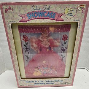 New Vintage 1997 90's Barbie Collector Edition Doll Showcase 15 X 4 X 11.5"